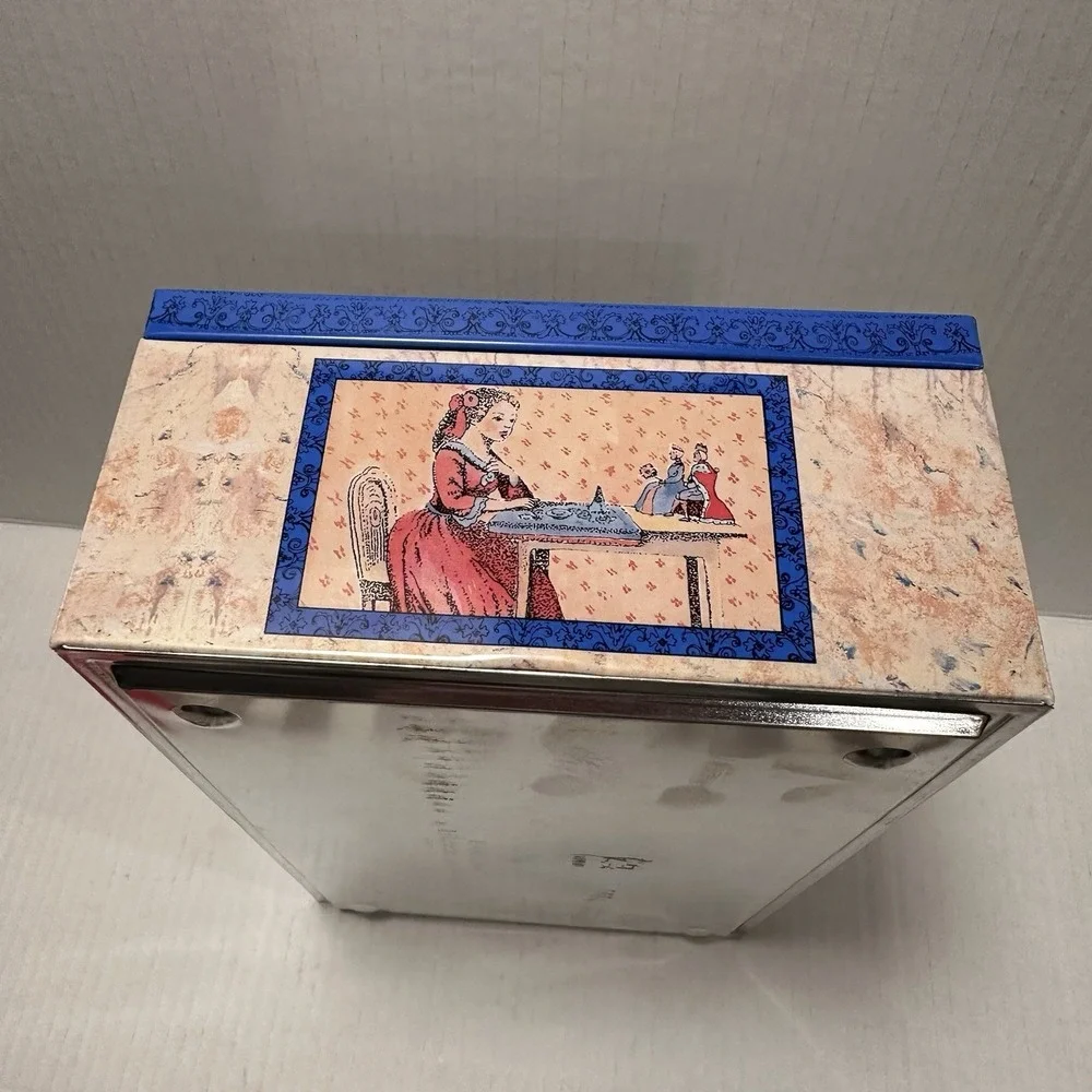 VTG E. Otto Schmidt‎ Large Biscuit Tin Cookie Sandwich Box West Germany Nurnberg